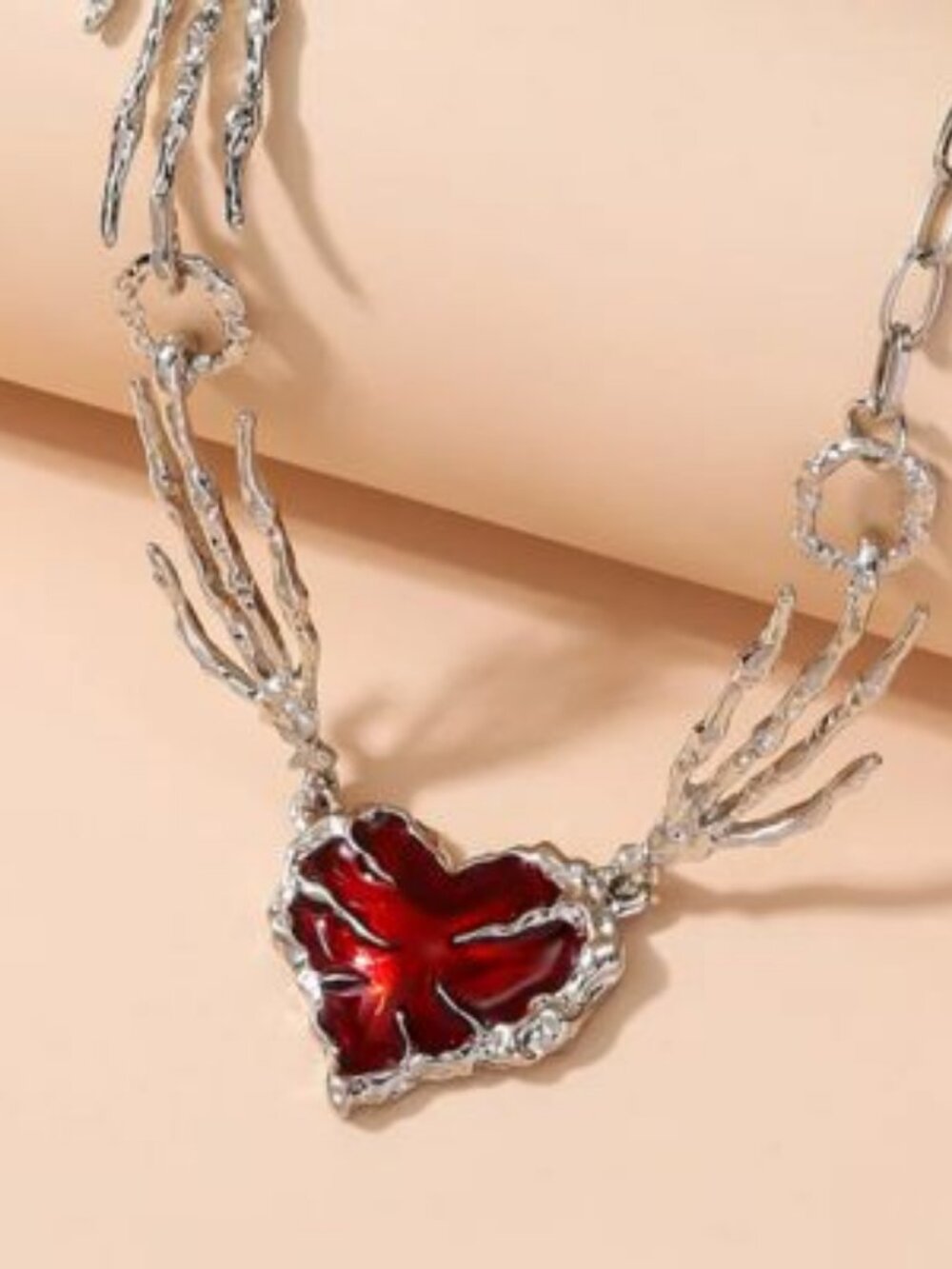 Heart Necklace gothic - Picture 2 of 2